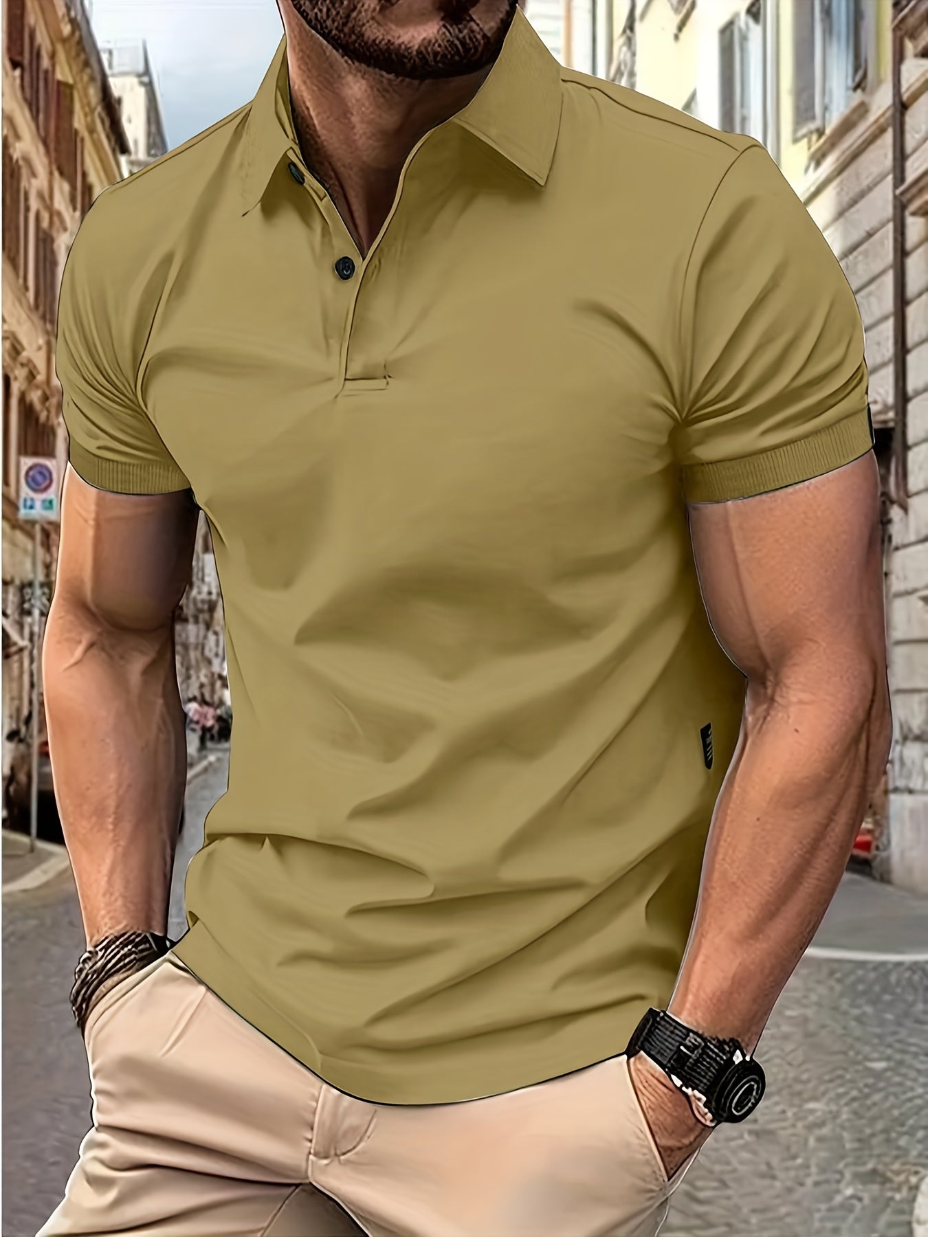 Eveloria Damen Kurzarm Polo Baumwolle Bequem Weiß