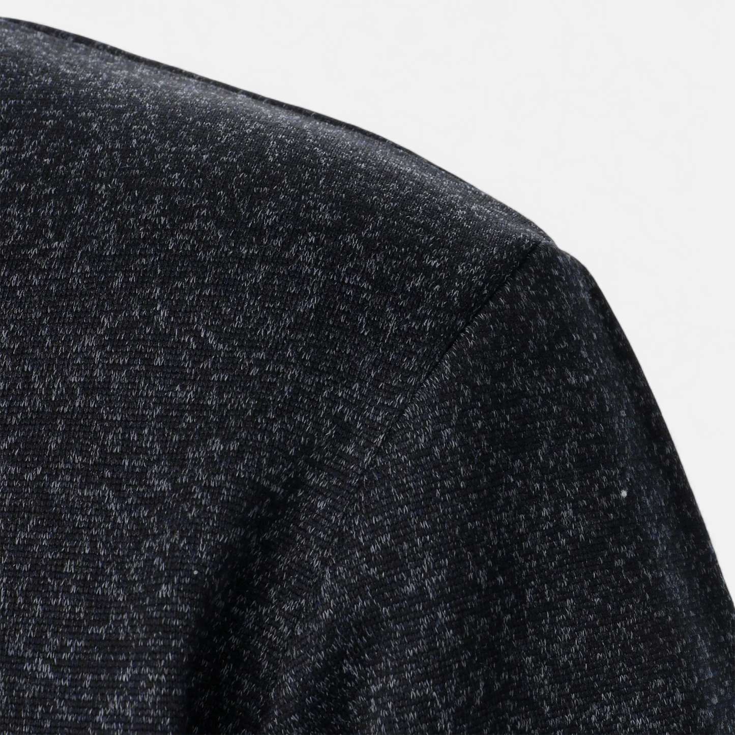 Levi Herren Strickpullover Stehkragen Patchwork Braun