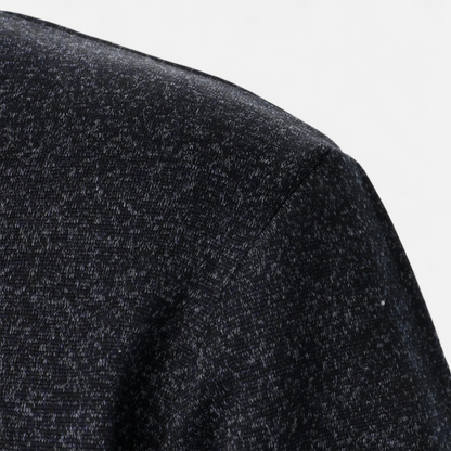Levi Herren Strickpullover Stehkragen Patchwork Braun