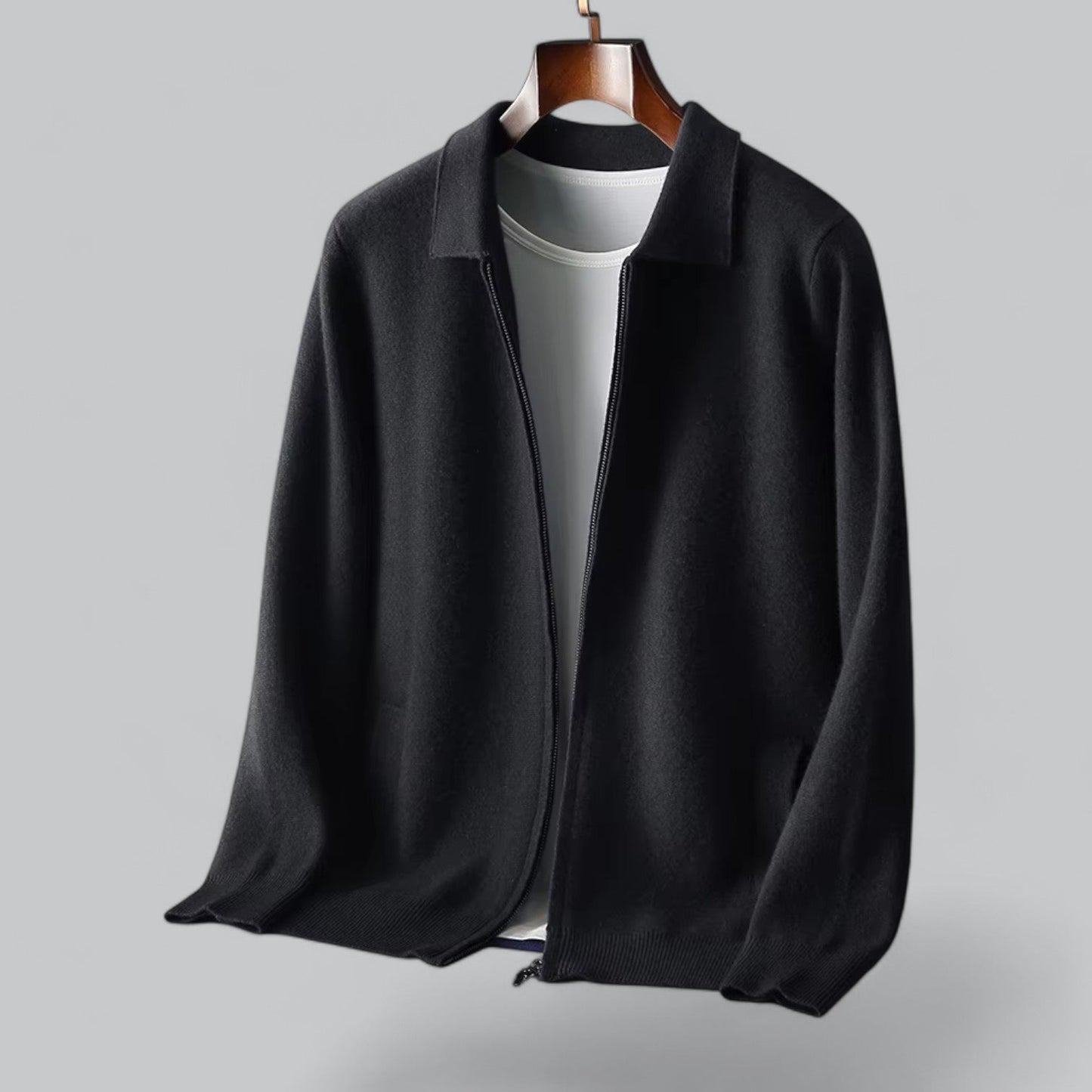 Eveloria Herren Reißverschlussjacke Bequem