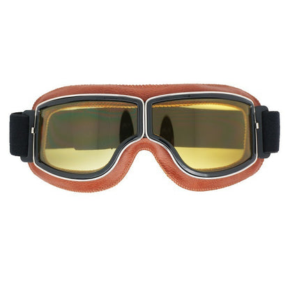 Herren Motorradbrille Polarisiert Vintage-Design