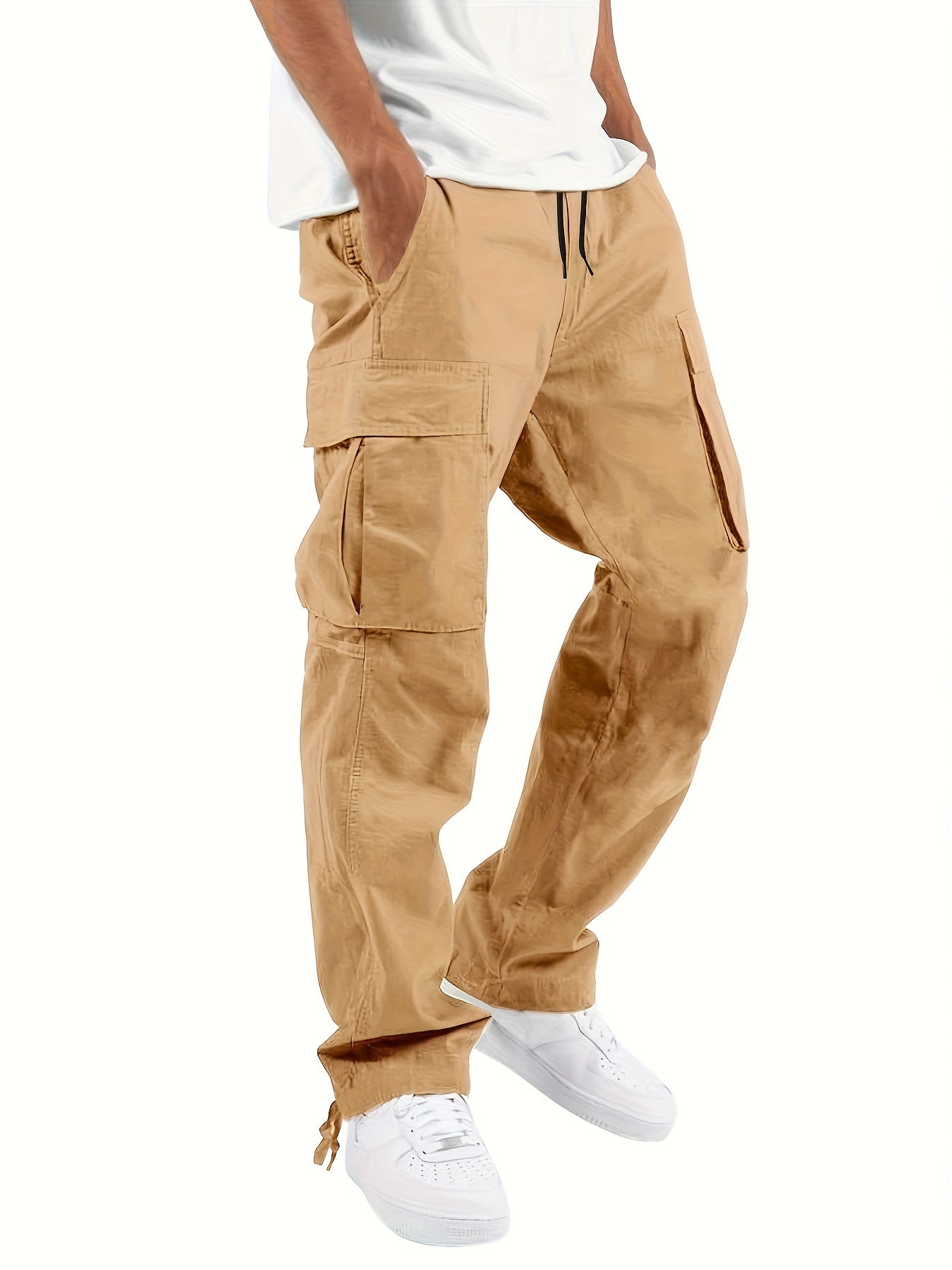 Herren Cargohose Lang Baggy