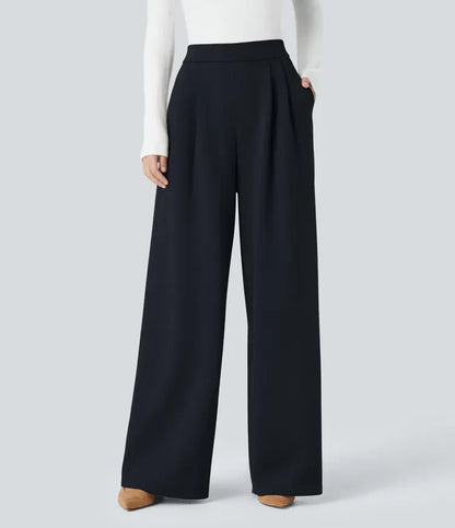 Eveloria Damen High-Waist-Hose Klassisch