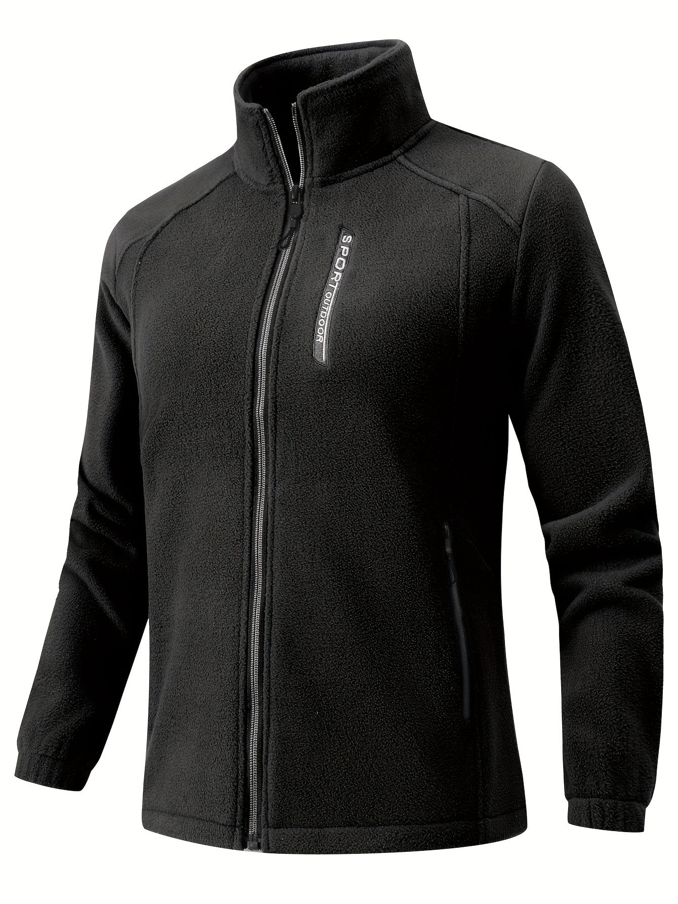Damen Softjacke Stehkragen Zippbar