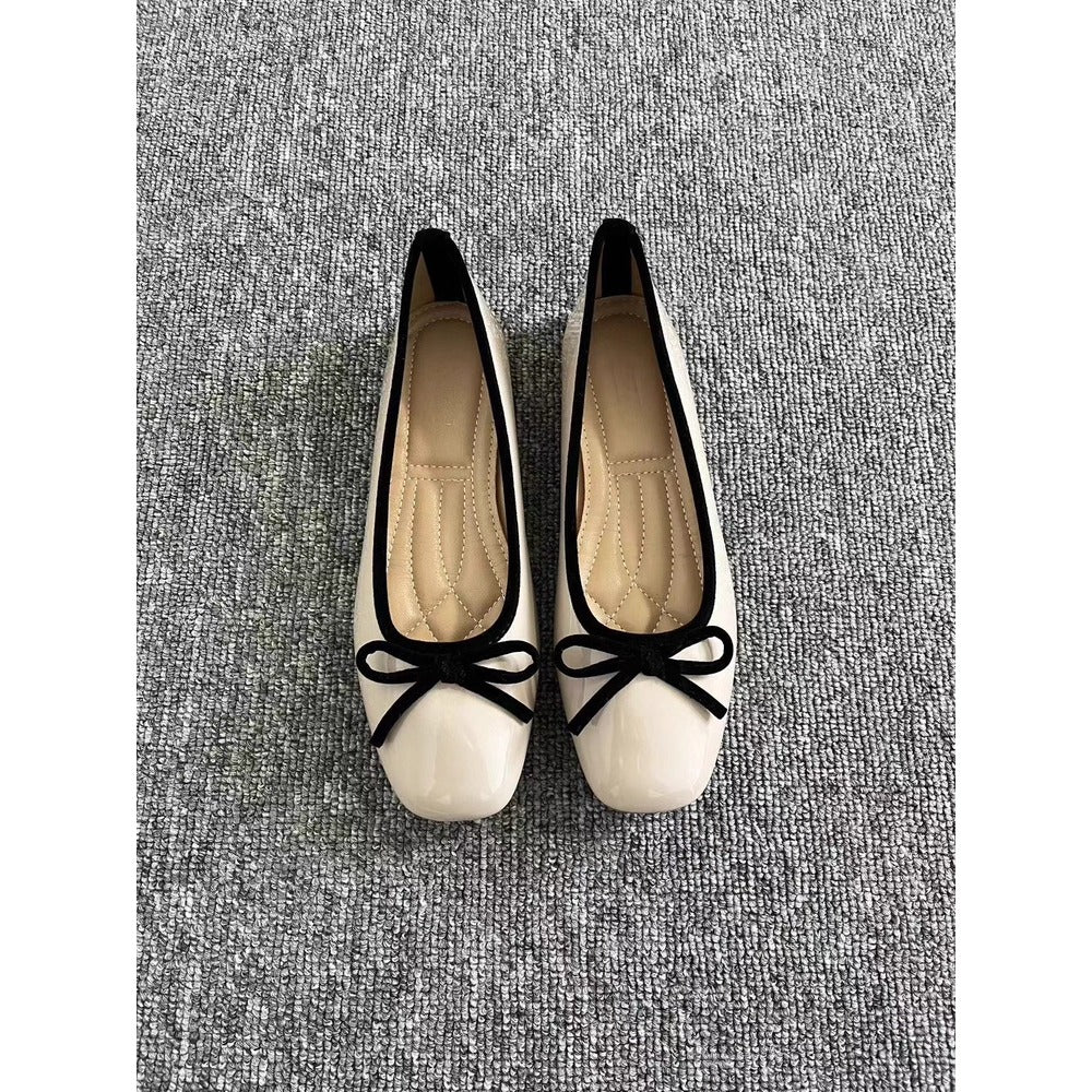 Damen Ballerinas Lackleder
