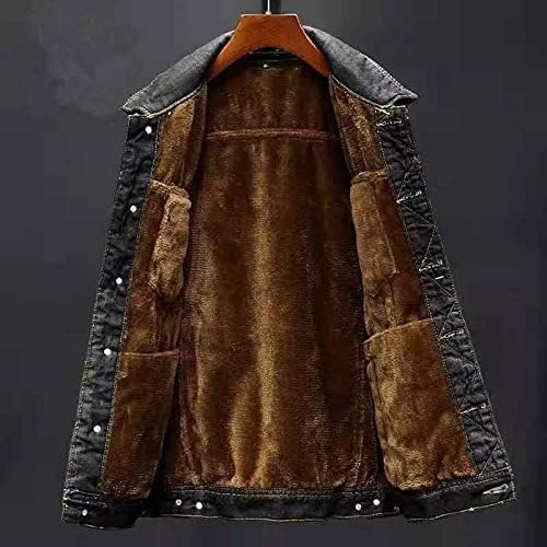 Eveloria Herren Winterjeansjacke