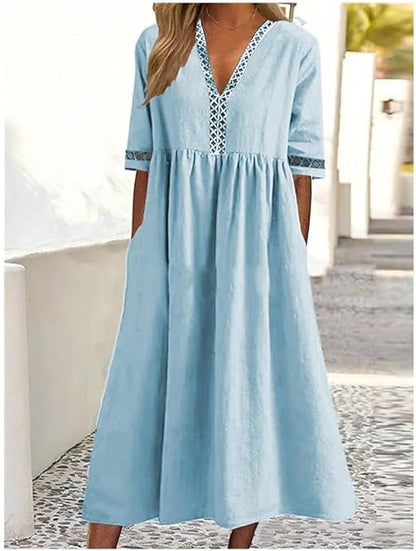 Eveloria Damen Baumwollkleid - Eveloria