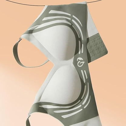 Damen Push-Up-BH Bügelloser Stoff