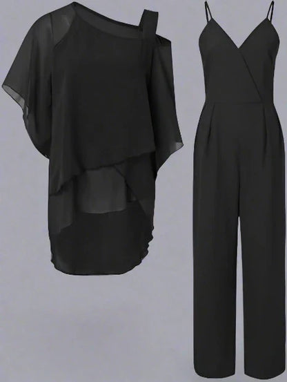 Damen Abendkleid Chiffon Elegant