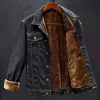 Eveloria Herren Winterjeansjacke