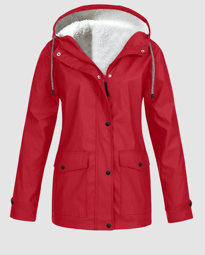 Damen Fleecejacke Wasserdicht Warm