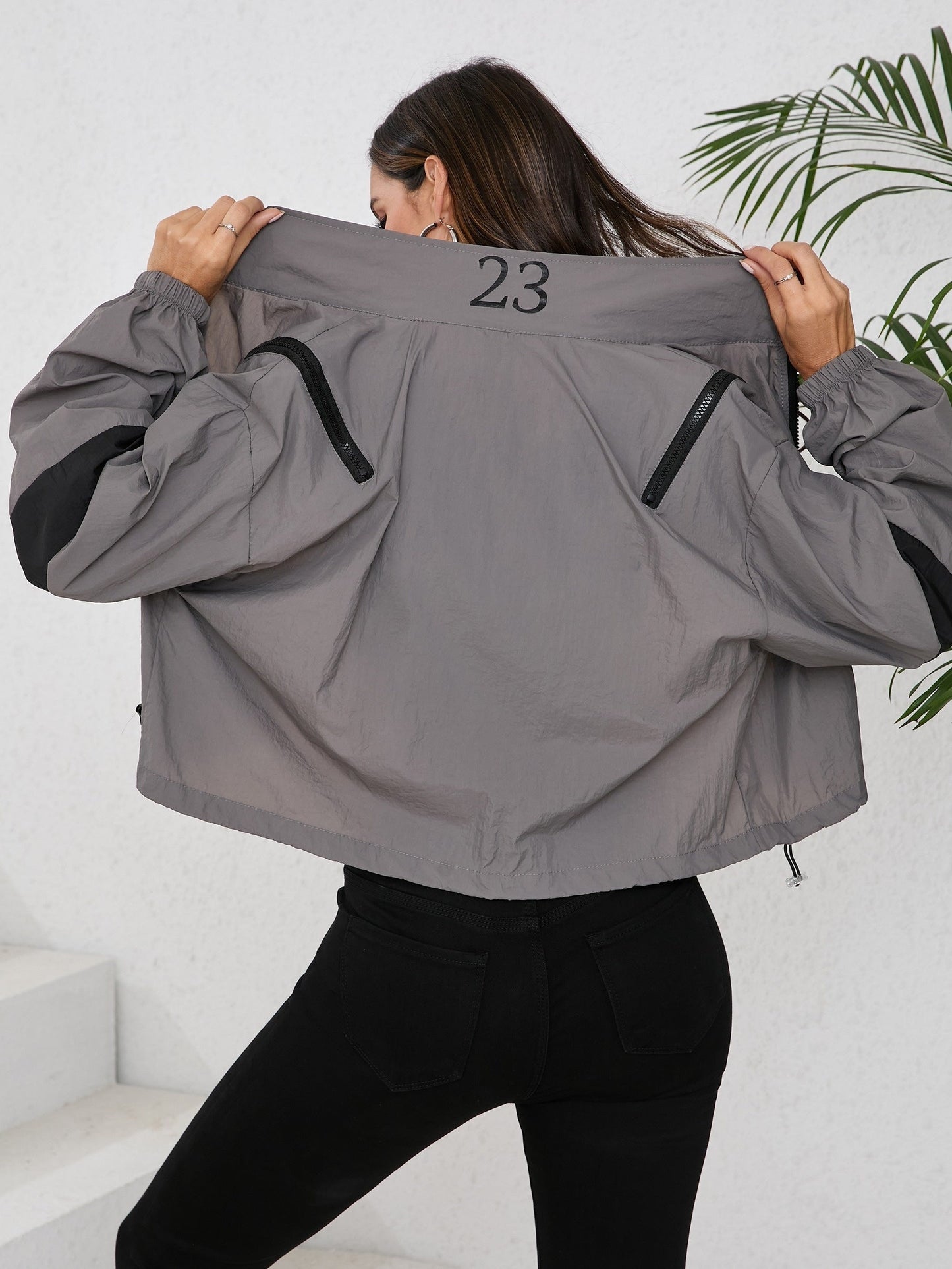 Gudula Damen Sportwindbreaker Jacke