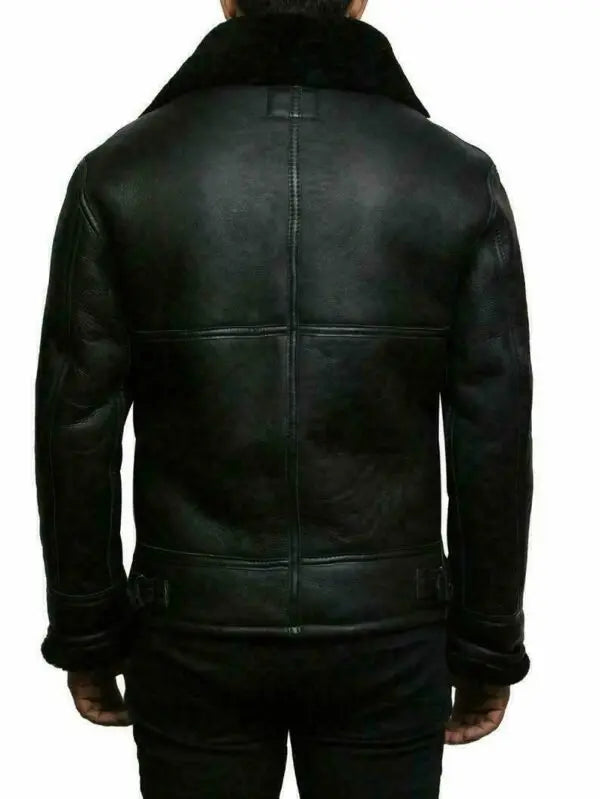 Noah Damen Shearling Lederjacke