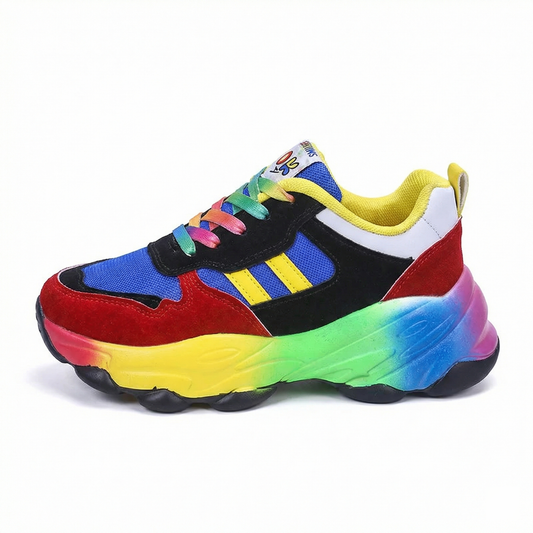 Eveloria Damen Orthopädische Laufschuhe Bunt - Eveloria