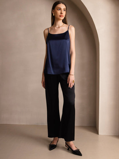 Eveloria Damen Seiden-Camisole Spaghettiträger