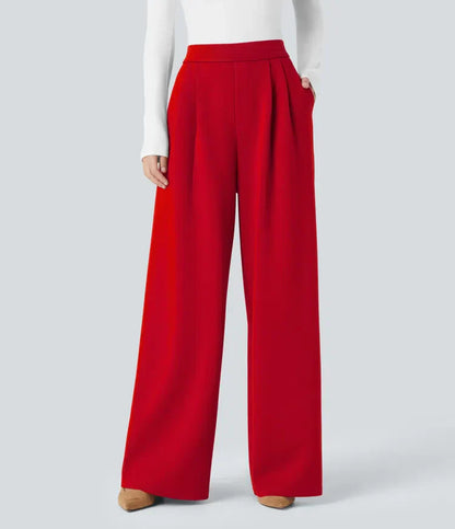 Eveloria Damen High-Waist-Hose Klassisch