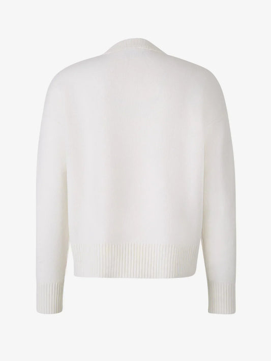Damen Strickpullover Herz-Muster - Eveloria