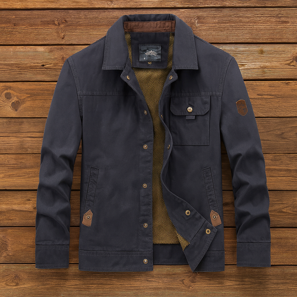 Herren Outdoorjacke Robustes Canvas