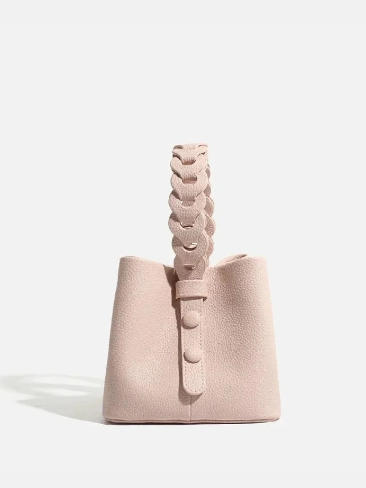 Yamina Damen Handtasche Strukturiert Geflochtener Henkel