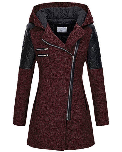 Damen Winterjacke Elegant Wollstoff