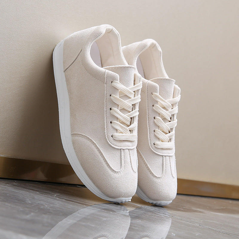 Damen Sneaker Weiß Bequem - Eveloria