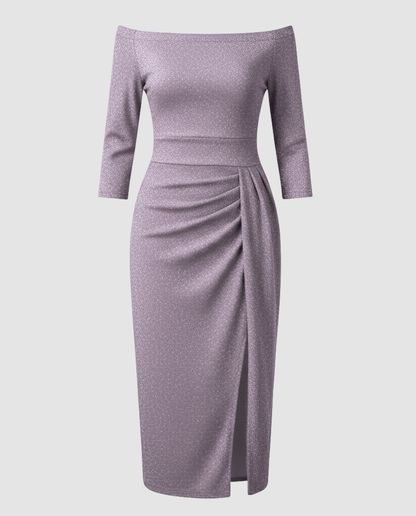 Damen Abendkleid Elegant Glänzend