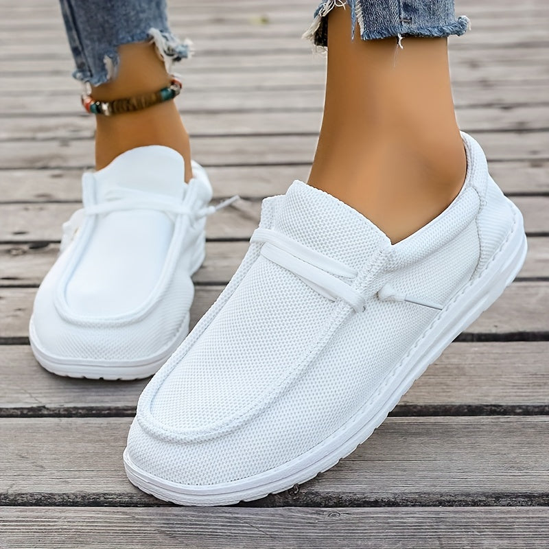 Eveloria Damen Loafers Sommerschuhe Leder Braun