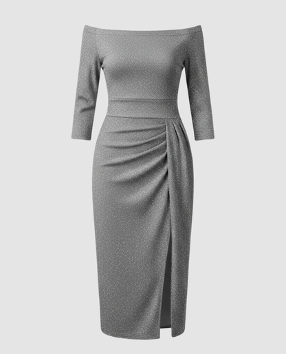 Damen Abendkleid Elegant Glänzend