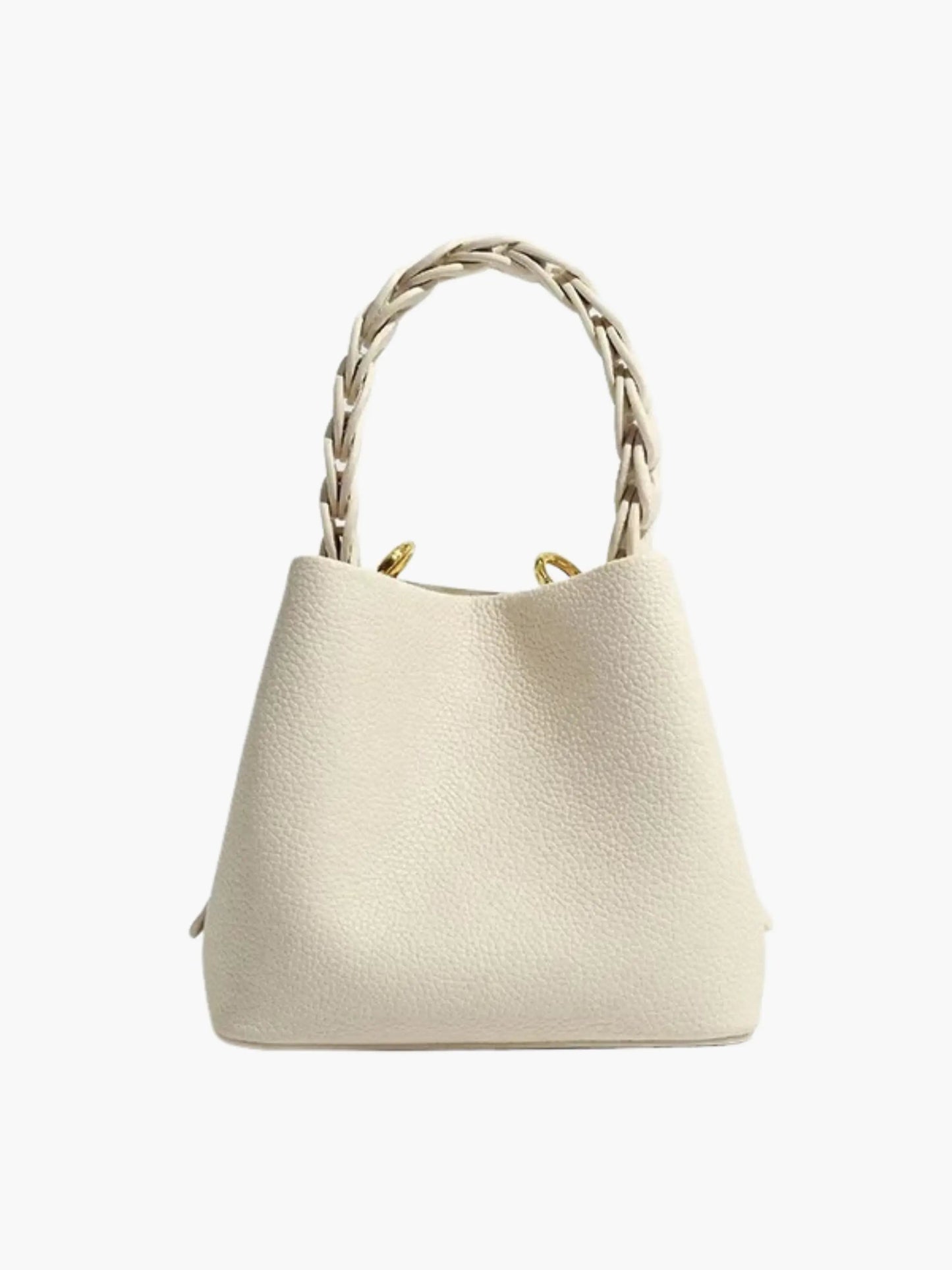 Yamina Damen Handtasche Strukturiert Geflochtener Henkel