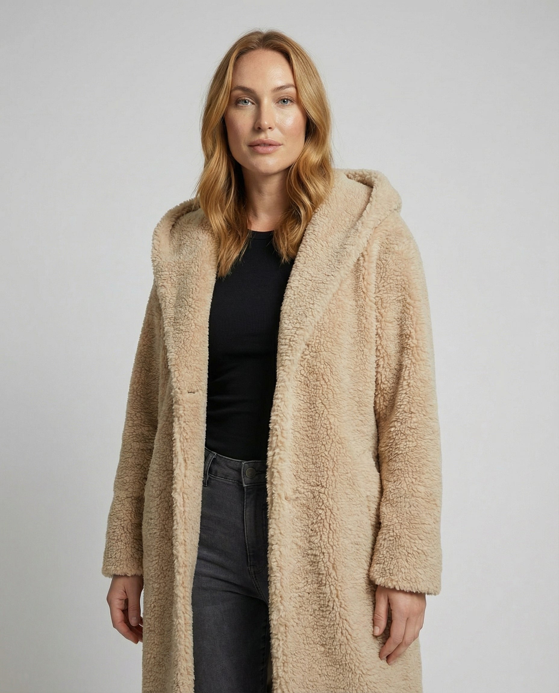 Damen Winddichte Sherpa Jacke - Eveloria