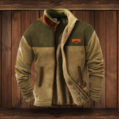 Herren Fleecejacke Leicht Warm 3D-Print