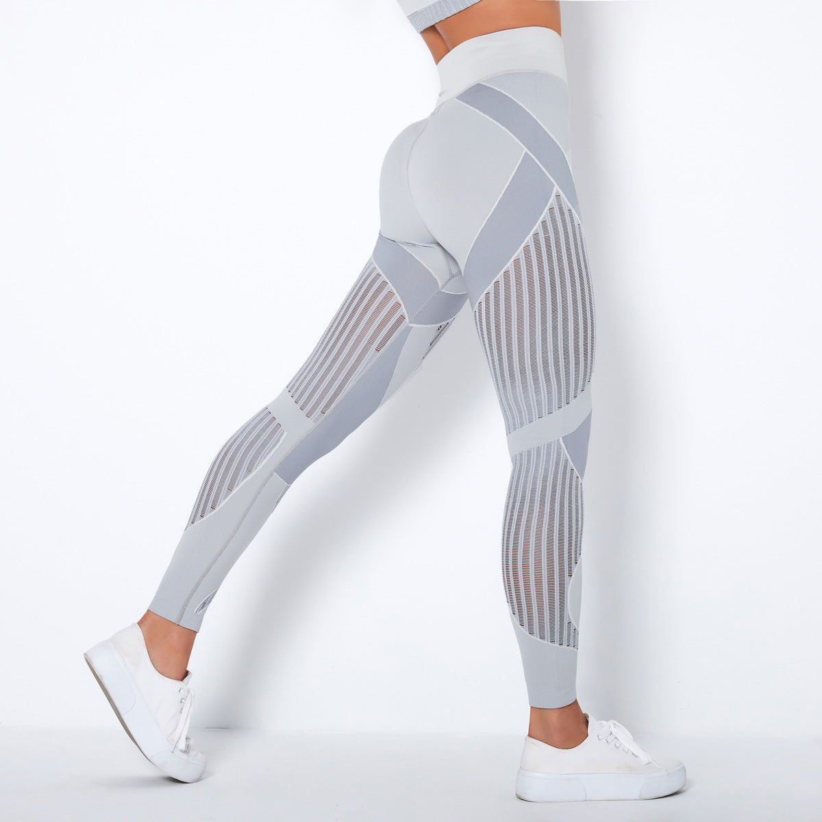 Damen Hochtaillierte Leggings Komfort Silhouette