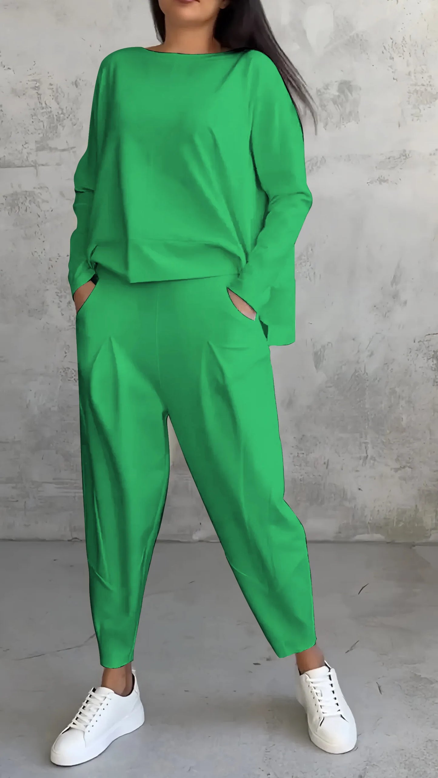 Damen Zweiteiliges Set Relaxed Fit Lässig