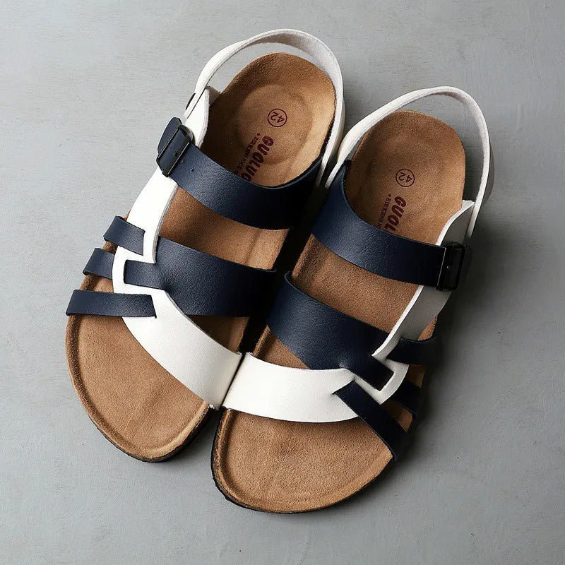 Eveloria Damen Outdoor-Sandalen Atmungsaktives Leder