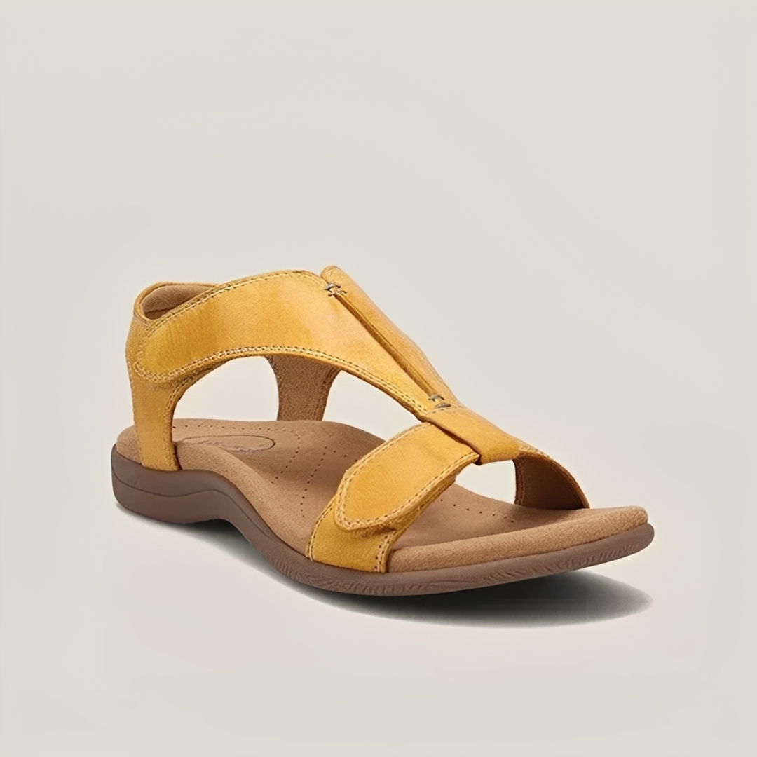 Damen Sommer-Sandalen Leicht Komfortabel Beige