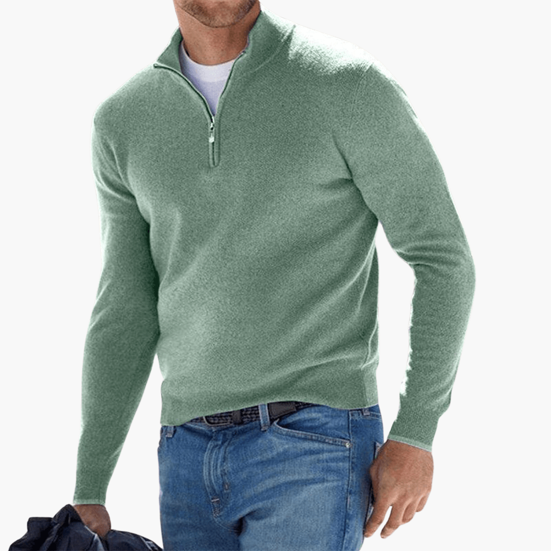 Herren Pullover Mit Reißverschluss