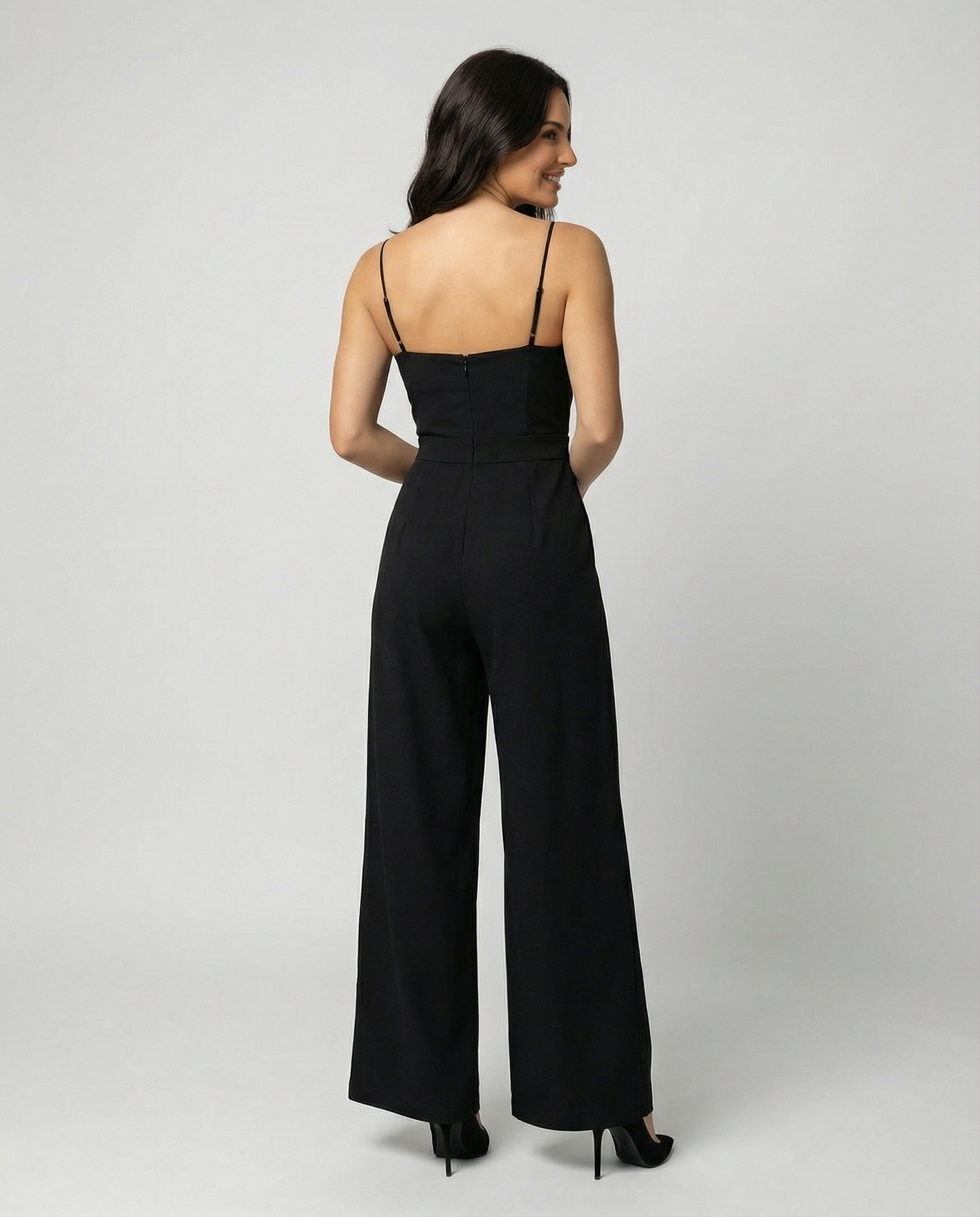 Damen Eleganter Jumpsuit Spaghettibänder