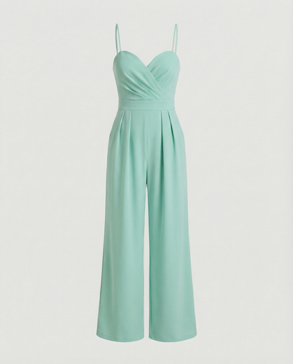 Damen Eleganter Jumpsuit Spaghettibänder
