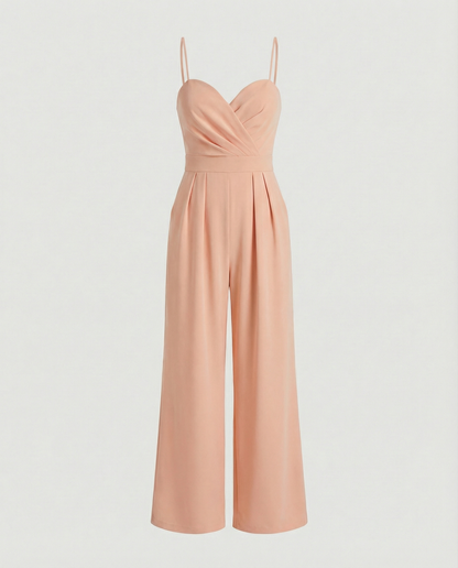Damen Eleganter Jumpsuit Spaghettibänder