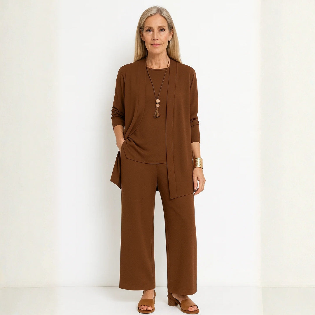 Damen Minimalistisches Lounge Set 3-teilig