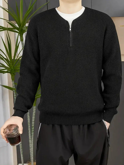 Eveloria Herren Gestreifter Pullover