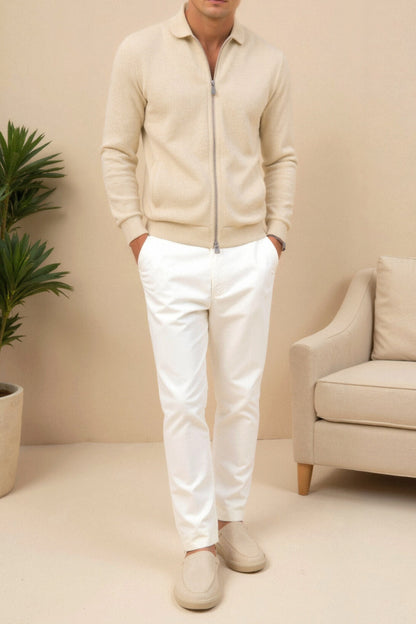 Herren Jacke Beige Giovanni Stilvoll
