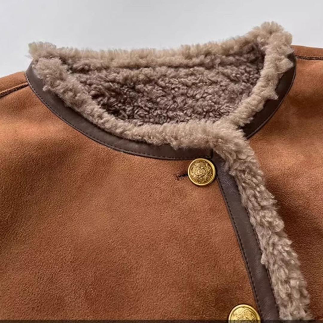 Eveloria Damen Winterjacke Warm Fleece