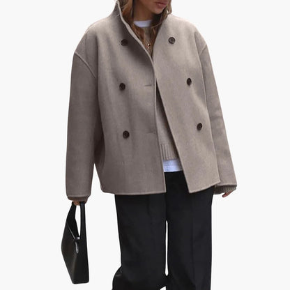 Damen Kurzmantel Warm
