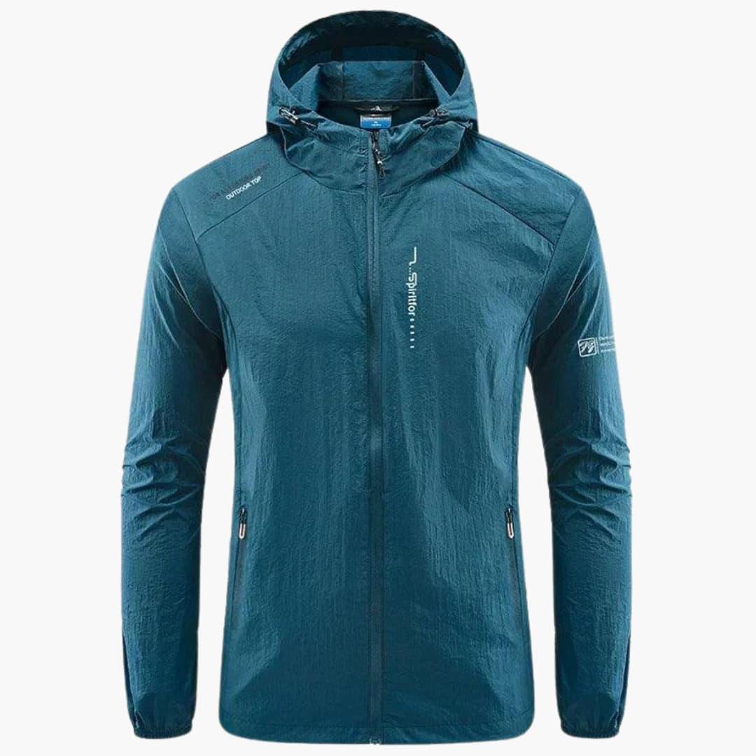 Herren Übergangsjacke Leicht Winter Schwarz - Eveloria