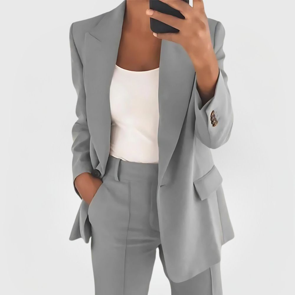 Damen Business Anzug Hose Blazer