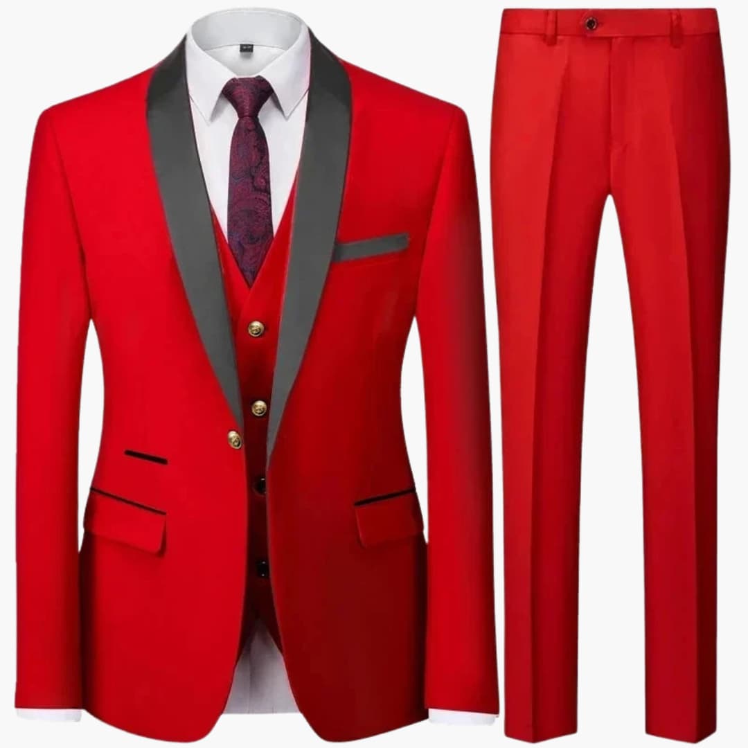 Herren Anzug Elegant Formell Komplett