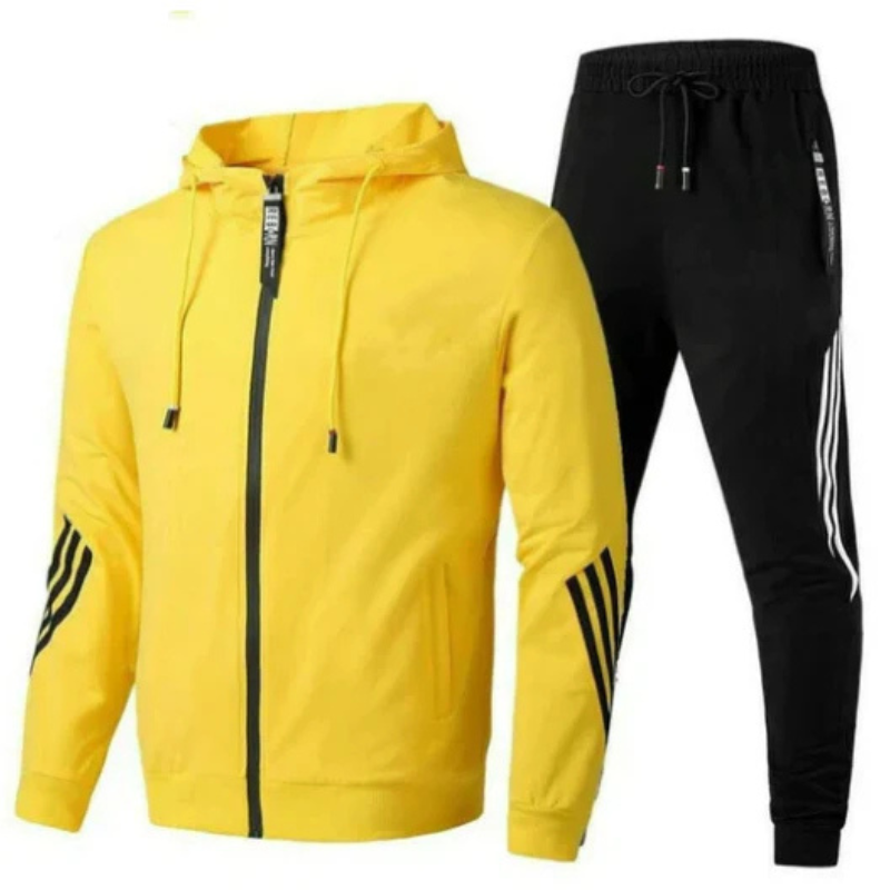 Herren Sportanzug Jogginganzug Baumwolle
