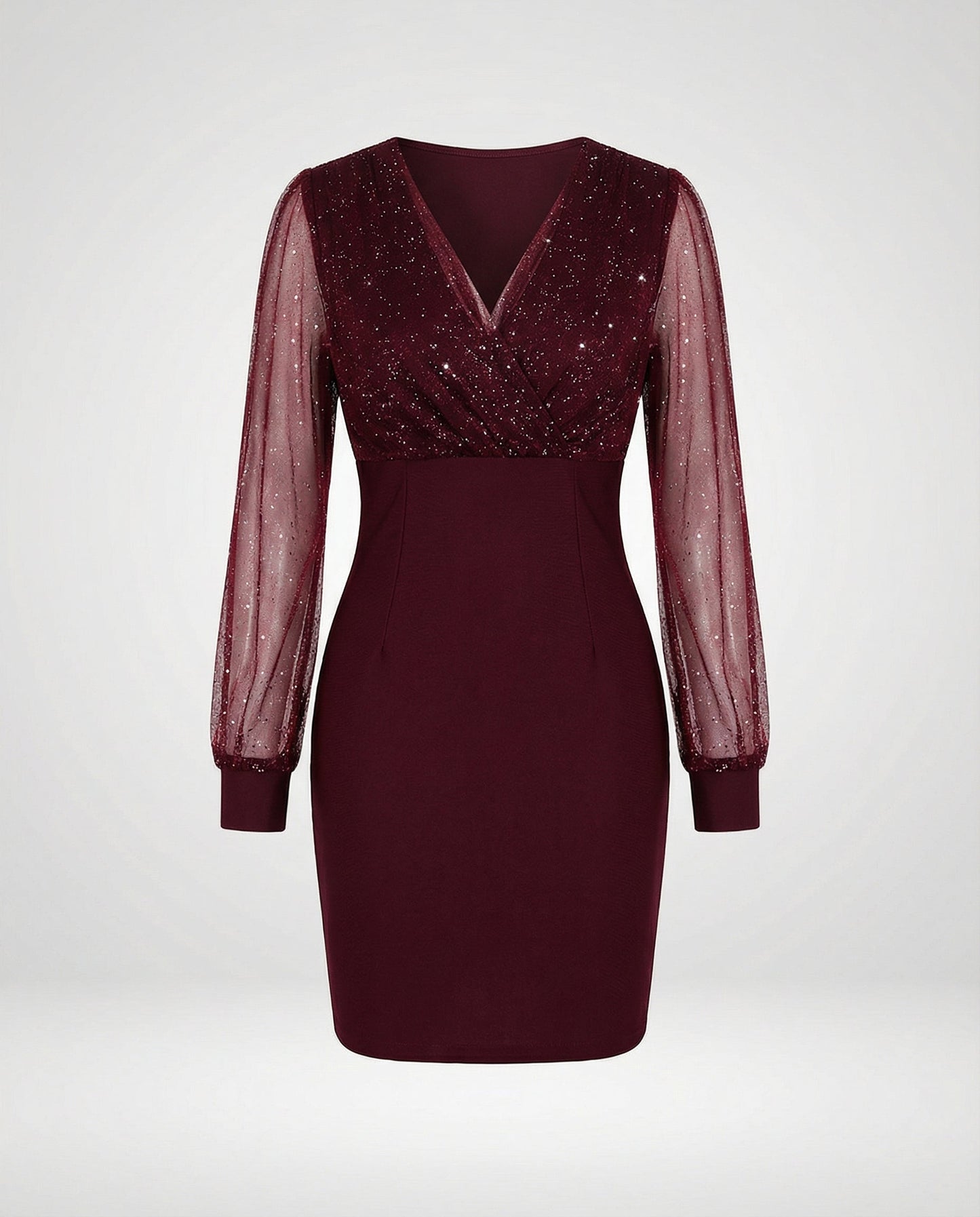 Elegantes Damen Paillettenkleid Partykleid