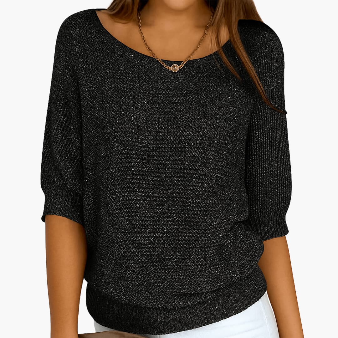 Damen Strickbluse Elegantes Design